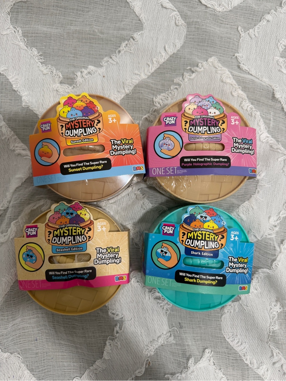 RMS Viral Mystery Squishy Dumplings Rare Lot Of 4